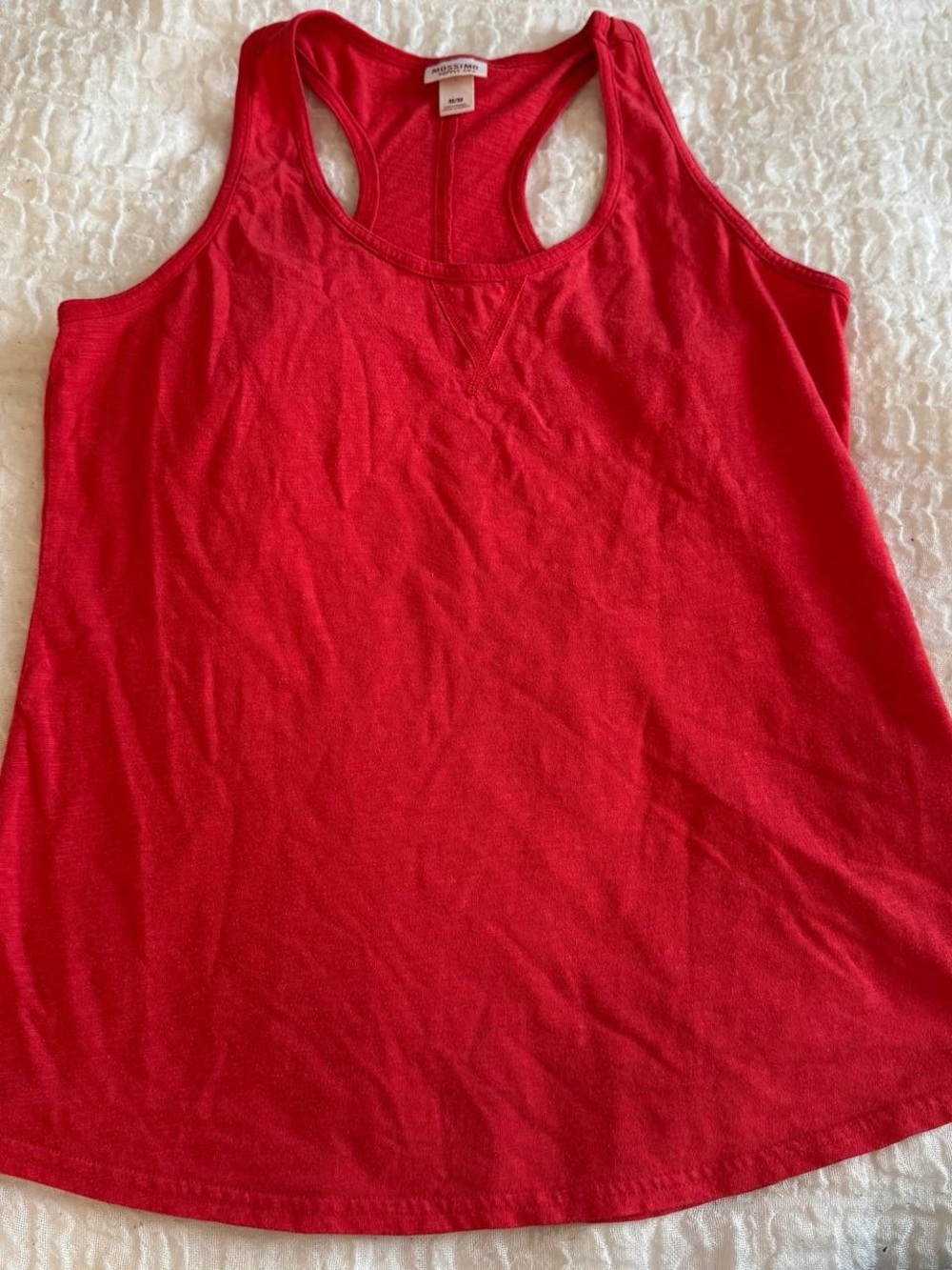 Thread & Supply Red Racerback Tank Top